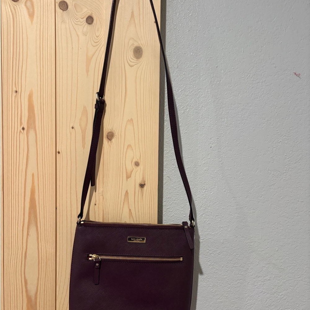 Kate Spade Burgundy Crossbody Bag